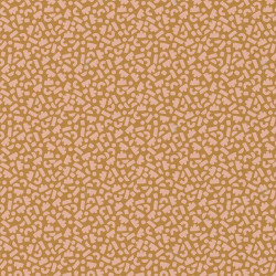 Printed Cotton TIBEANS Ochre / Pink